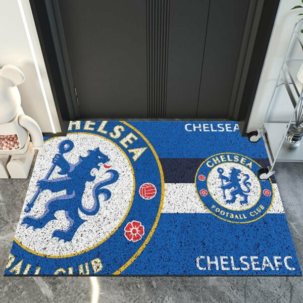 Chelsea FC® Logo - Football Red Mats For Bedroom Children's Room Sofa Mat Easy Care Floor Mats