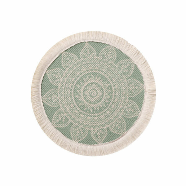 Colorful Bohemian Round Cotton Woven Placemat - Image 7