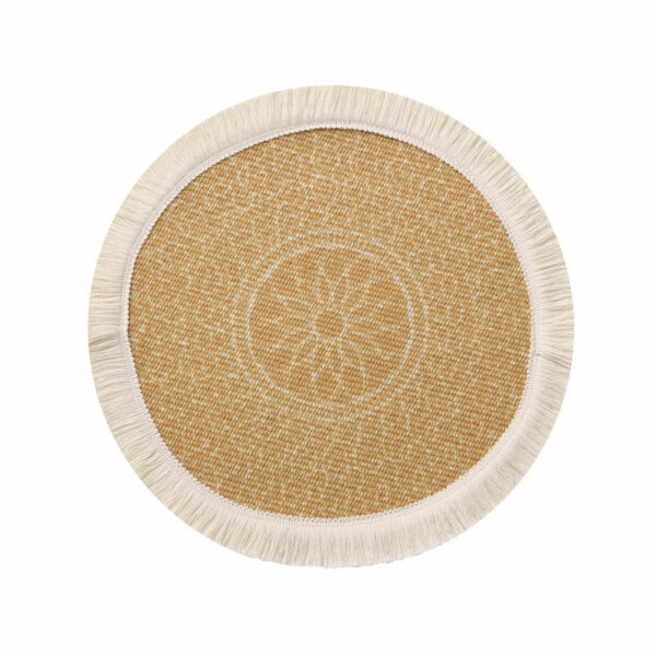 Colorful Bohemian Round Cotton Woven Placemat - Image 8