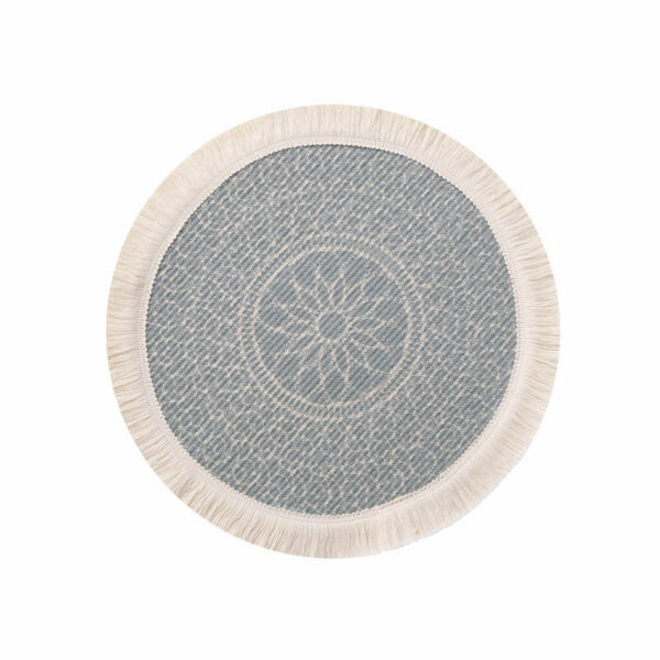 Colorful Bohemian Round Cotton Woven Placemat - Image 9