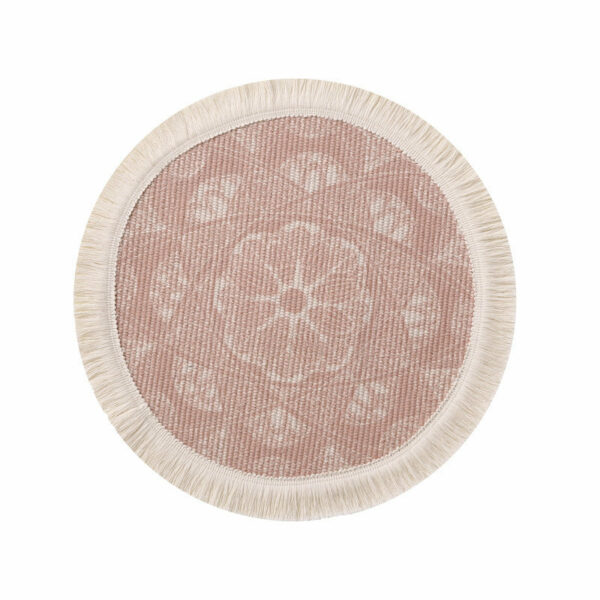 Colorful Bohemian Round Cotton Woven Placemat - Image 10