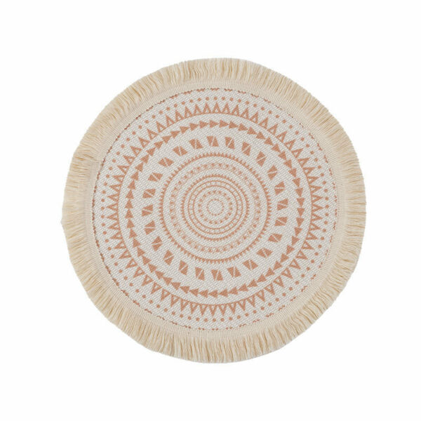 Colorful Bohemian Round Cotton Woven Placemat - Image 13
