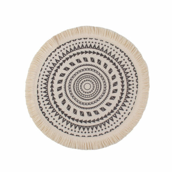 Colorful Bohemian Round Cotton Woven Placemat - Image 14
