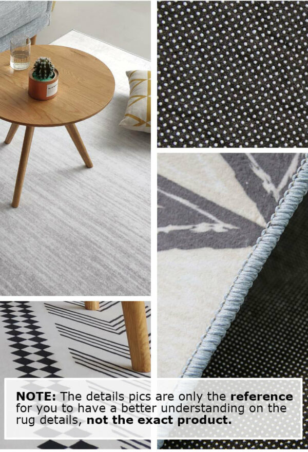 Coloured Lines Pattern Modern Simple Contemporary Geometric Rugs For Living Room Dining Room Bedroom - Image 2