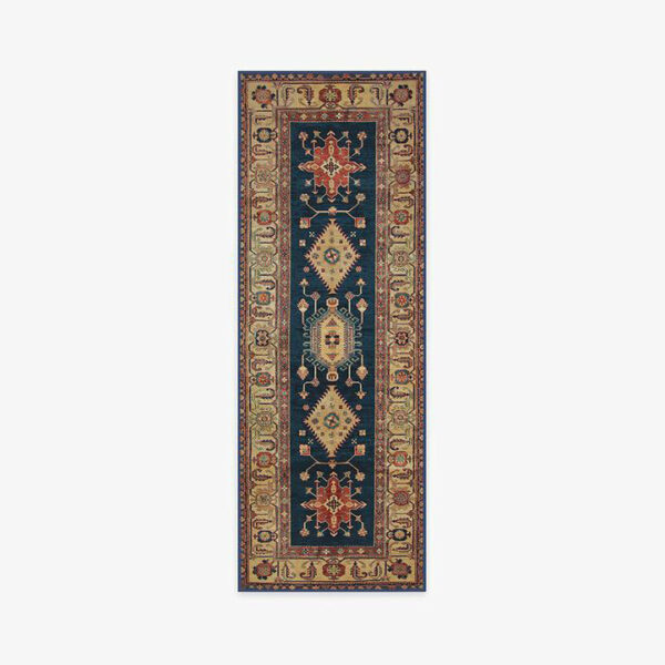 Traditional Classic Bohemian Machine Washable Rugs Runners for Living Room Bedroom Hall Office - Image 3