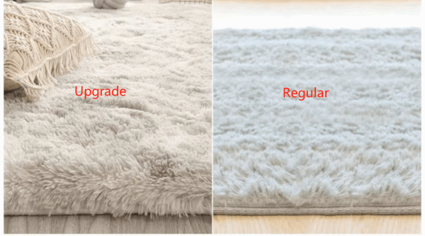 Gradient Pink Colour Modern Plain Carpet Bedroom Living Room Sofa Rugs Soft Plush Shaggy Rugs - Image 5