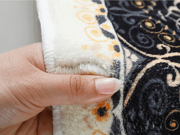 Light Luxury Vintage Living Room Faux Cashmere Sofa Rug Carpet Bedroom Bedside Rug Machine Washable Plush Floor Mats 05 - Image 4