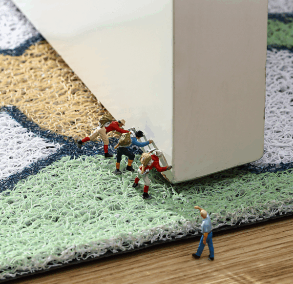 Cute Cat Pets Welcome to My Home Durable Non-slip Mats Cartoon Doormat - Image 3