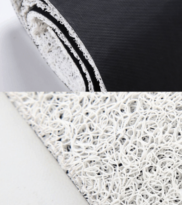 Mickey Black & White Entry Cuttable Silk Loop Dirt Resistant Non-Slip Household Floor Mats 02 - Image 2