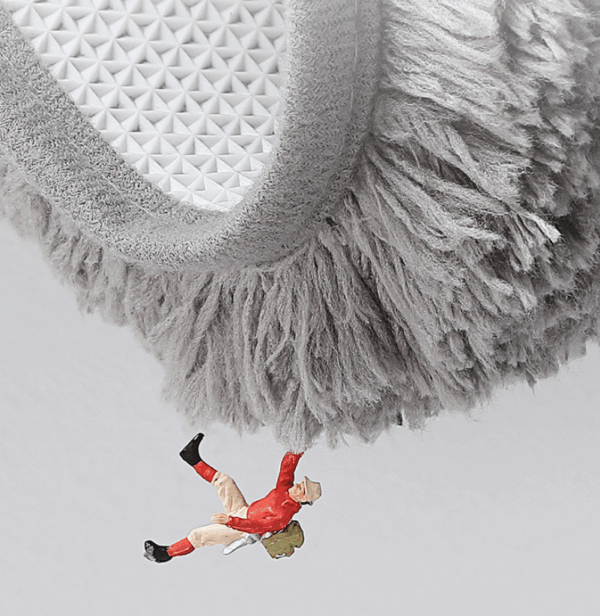 Simple Solid Colour Thickened Absorbent Non-slip Family Bathroom Doorway Entrance Mats 04 - Image 3