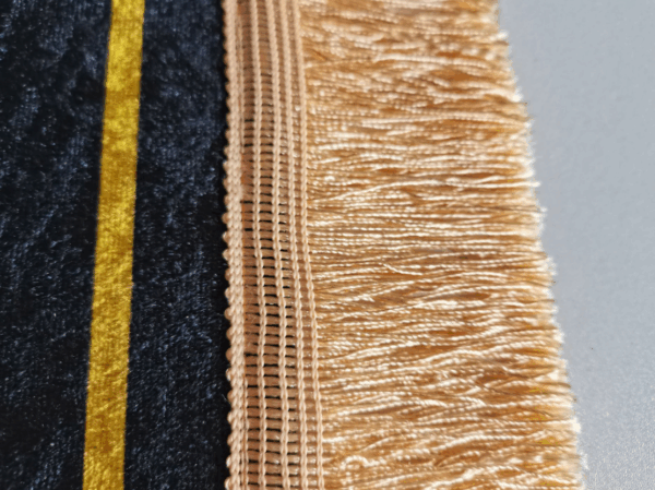 Retro Black Fringe Simple Non-slip Foldable Carpets For Living Room Dining Room Bedroom 03 - Image 5