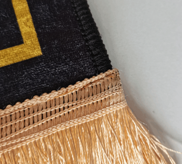 Retro Black Fringe Simple Non-slip Foldable Carpets For Living Room Dining Room Bedroom 10 - Image 6