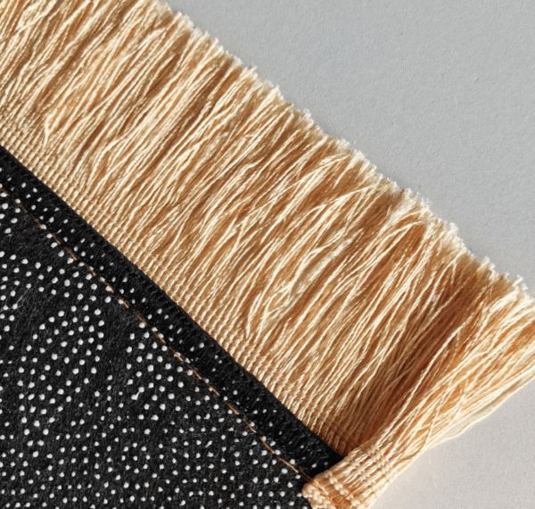 Retro Black Fringe Simple Non-slip Foldable Carpets For Living Room Dining Room Bedroom 07 - Image 8
