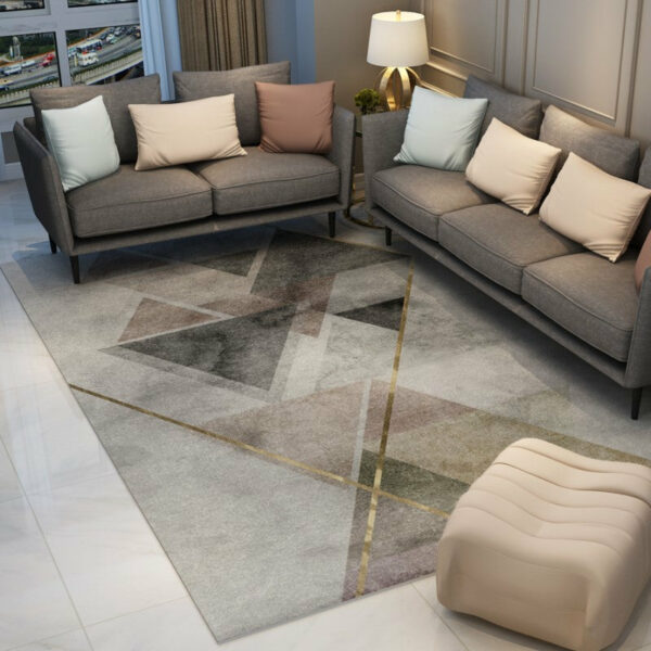 Modern Geometric Simple Geometric Rugs for Dining Room Living Room Hall Bedroom Office - Image 2