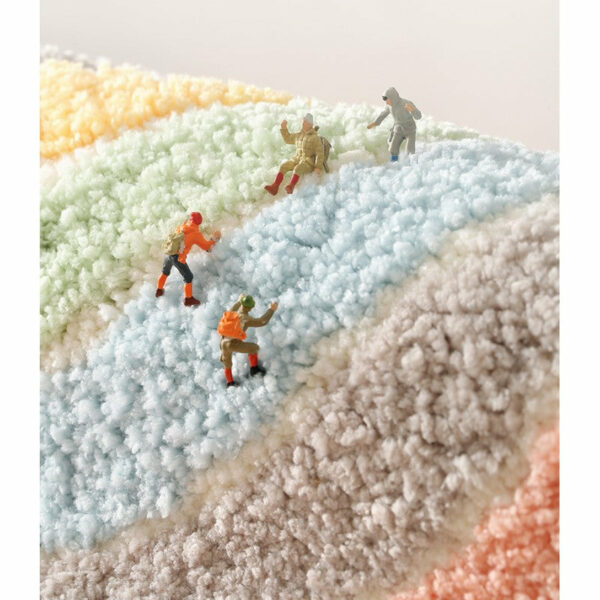 Four Colours Patterned Entryway Doormat Rugs Kitchen Bathroom Anti-slip Mats - Image 3