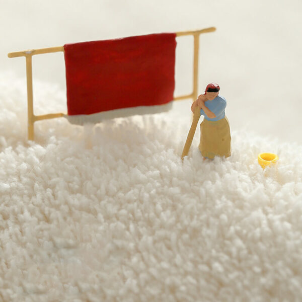 60*160cm Grey Plain Shaggy Soft Girls Boys Bedroom Kids Room Bedside Carpet Rugs Runners - Image 3