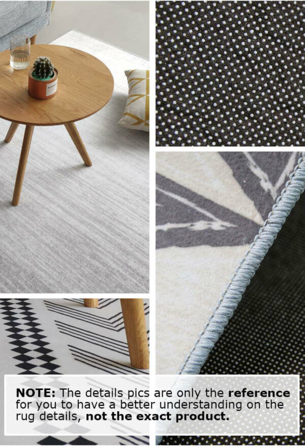 Concise Water Ink Stitching Pattern Modern Carpets For Bedroom Living Room Sofa Rugs 13 - Image 2
