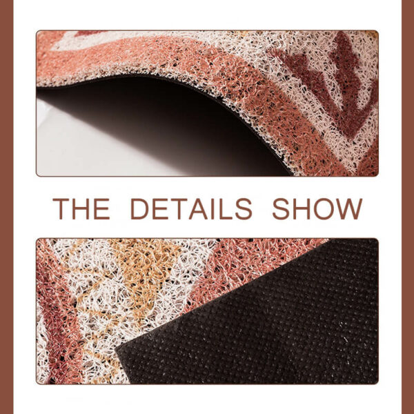 European (Morocco) Style Dust Remove Doormat Entrance Non-slip Outdoor Floormat - Image 4