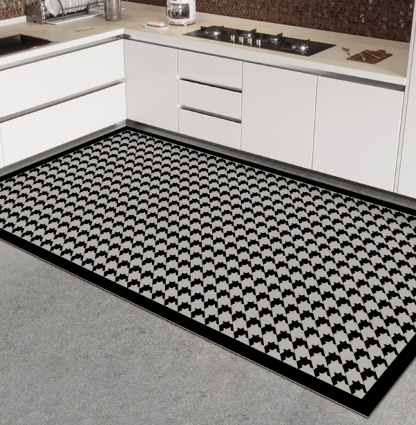 Scrubbable Kitchen Floor Mats Waterproof, Grease-proof and Non-slip PVC Foot Mats For Dirt-resistant Carpets 02 - Image 2