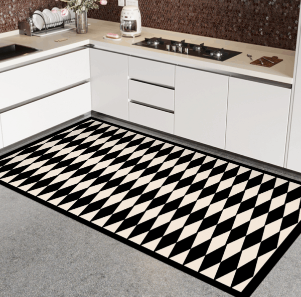Scrubbable Kitchen Floor Mats Waterproof, Grease-proof and Non-slip PVC Foot Mats For Dirt-resistant Carpets 06 - Image 2