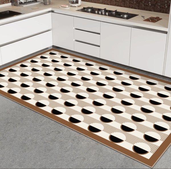 Scrubbable Kitchen Floor Mats Waterproof, Grease-proof and Non-slip PVC Foot Mats For Dirt-resistant Carpets 08 - Image 2