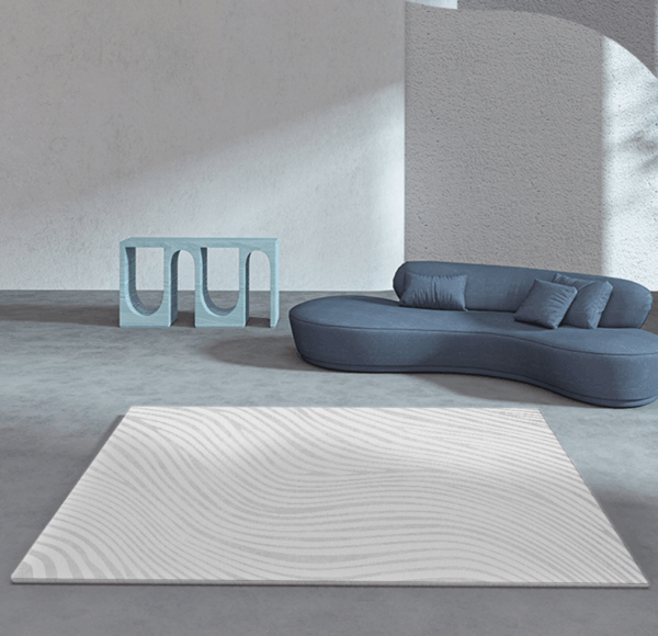 Simple Lines Plain Living Room Bedroom Light Luxury Household Living Room Rugs Bedside Rugs 04 - Image 2