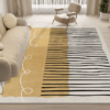 Lovely Simple Pattern Faux Cashmere Rugs For Living Room Bedroom Bedside Rugs Anti-slip Foot Mats