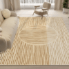 Lovely Simple Pattern Faux Cashmere Rugs For Living Room Bedroom Bedside Rugs Anti-slip Foot Mats