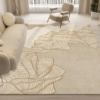 Lovely Simple Pattern Faux Cashmere Rugs For Living Room Bedroom Bedside Rugs Anti-slip Foot Mats