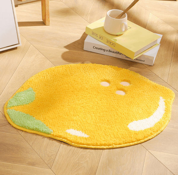 Cute Fruits Extra Soft Bath Mats Absorbent Non-Slip Bathroom Rugs