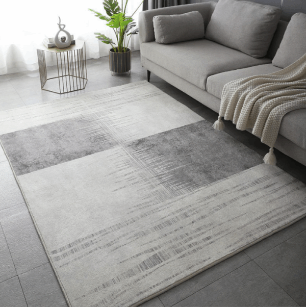 Wabi-sabi Style Faux Cashmere Home Living Room Sofa Coffee Table Rug Bedroom Bedside Rug Washable Rug 03