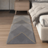 Vintage Minimalist Pattern Living Room Shaggy Rug Light Luxury Lambswool Bedroom Sofa Coffee Table Rug Floating Window Mat 03