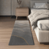 Vintage Minimalist Pattern Living Room Shaggy Rug Light Luxury Lambswool Bedroom Sofa Coffee Table Rug Floating Window Mat 06
