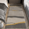 Vintage Minimalist Pattern Living Room Shaggy Rug Light Luxury Lambswool Bedroom Sofa Coffee Table Rug Floating Window Mat 08
