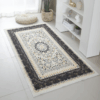 Light Luxury Vintage Living Room Faux Cashmere Sofa Rug Carpet Bedroom Bedside Rug Machine Washable Plush Floor Mats 06