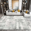 Minimalist Ink Splash  Foldable Faux Cashmere Living Room Coffee Table Bedroom Rug Bedside Rug 03