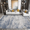 Minimalist Ink Splash  Foldable Faux Cashmere Living Room Coffee Table Bedroom Rug Bedside Rug 04