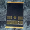 Retro Black Fringe Simple Non-slip Foldable Carpets For Living Room Dining Room Bedroom 04