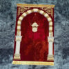 Retro Red Fringe Simple Non-slip Foldable Carpets For Living Room Dining Room Bedroom 15