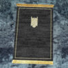 Retro Black Fringe Simple Non-slip Foldable Carpets For Living Room Dining Room Bedroom 16