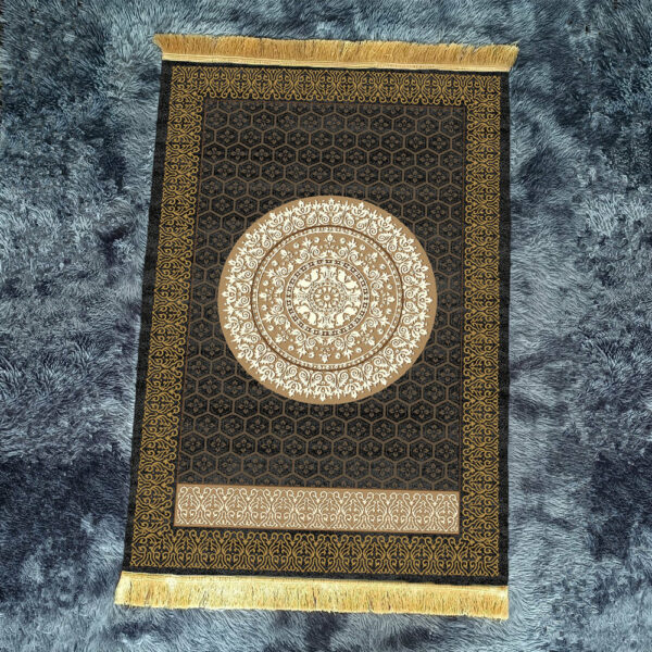 Retro Fringe Simple Non-slip Foldable Carpets For Living Room Dining Room Bedroom 21