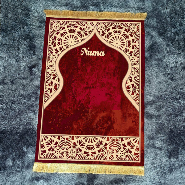 Retro Red Fringe Simple Non-slip Foldable Carpets For Living Room Dining Room Bedroom 25