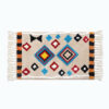 Beige Bohemian Tassels Extra Soft Flocking Bath Mats Absorbent Non-Slip Bathroom Rugs 04
