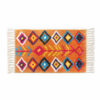 Orange Bohemian Tassels Extra Soft Flocking Bath Mats Absorbent Non-Slip Bathroom Rugs 08