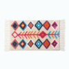 Beige Bohemian Tassels Extra Soft Flocking Bath Mats Absorbent Non-Slip Bathroom Rugs 10