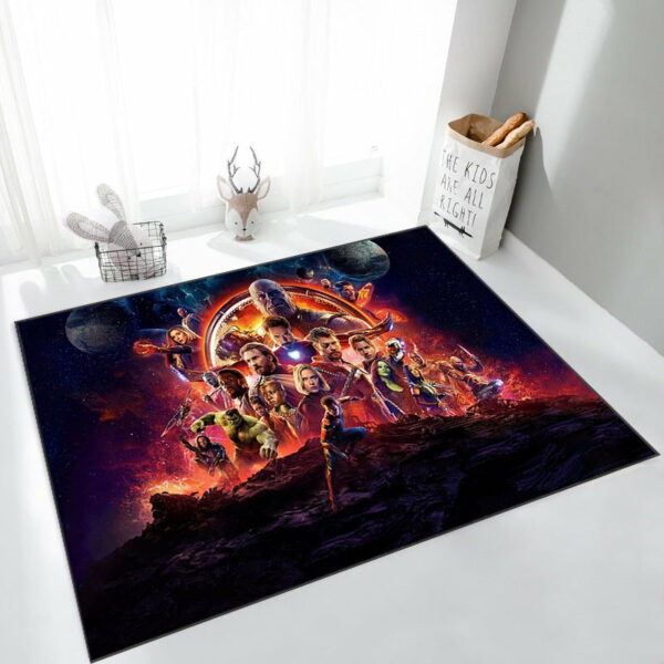 Marvel Universe Mats For Bedroom Children's Room Sofa Mat Easy Care Floor Mats 17