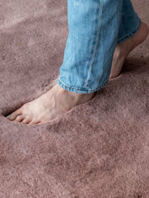 Quality Coffee Colour Super Soft Plain Bedroom Living Room Bedside Shaggy Plush Faux Rabbit Fur Rugs Anti-skip Floor Mats