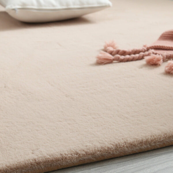 Quality Super Soft Plain Faux Rabbit Fur Shaggy Rugs - Image 10