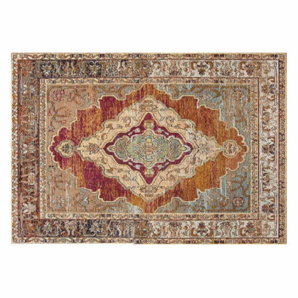 Traditional Shaggy Retro Vintage Patterned Living Room Hall Office Bedroom Floor Rugs Size Customizable - Image 2