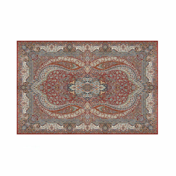 Red Printed Traditional Shaggy Vintage Patterned Area Rug for Living Room Hall Office Bedroom - Image 2